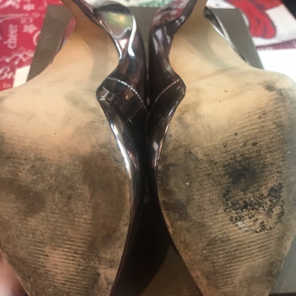 Steve Madden Darrt Pewter Heels - Picture 7 of 7